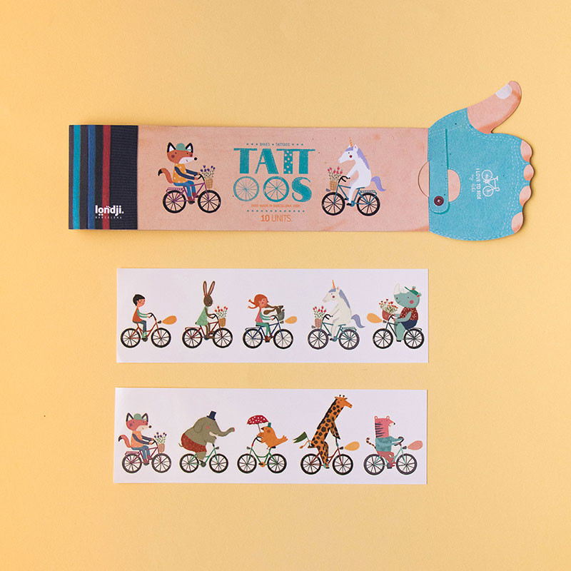 10 bike animal decals